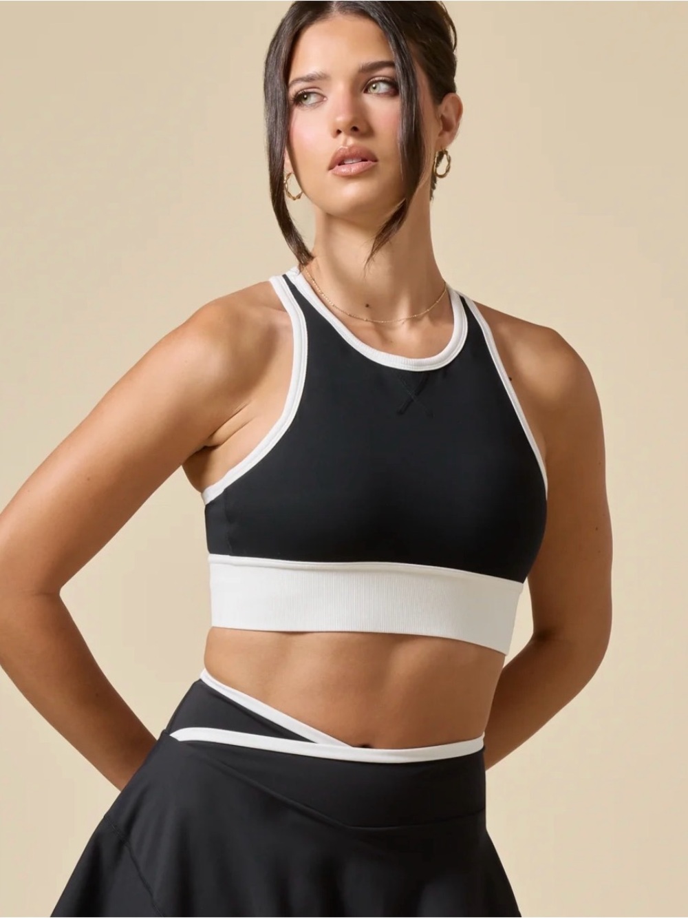 NWT Pop Flex Sweat Sesh Crop Top